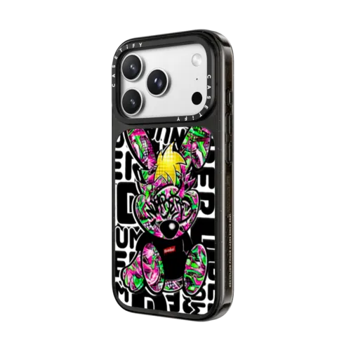 Punny Strawberry Field | iPhone 18 Pro Max / Impact Case MagSafe Compatible - Glossy / Glossy Black | Image 2