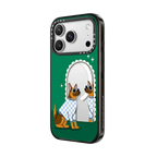 Checkered German Shepherd Mirror | iPhone 17 Pro Max / Impact Case MagSafe Compatible / Black | Image 2