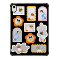 Checkered Mutts & Mirrors | iPad 10.9-inch (10th gen) / iPad Impact Case / Black | Image 1