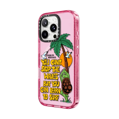 Meditate by Jake Foreman | iPhone 16 Pro Max / Impact Case MagSafe Compatible / Pink Fizz | Image 2
