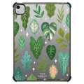 Tropical Leaves | iPad Air (4th/5th gen) / iPad Impact Case / Black | Image 1