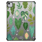 Tropical Leaves | iPad Air (4th/5th gen) / iPad Impact Case / Black | Image 1