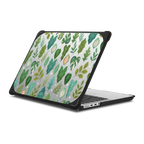 Tropical Leaves | MacBook Pro 14-inch (M1 - M5) / MacBook Bounce Case / Black | Image 1