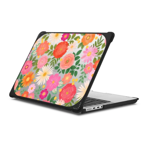 Flower Child | MacBook Pro 14-inch (M1 - M5) / MacBook Bounce Case / Black | Image 1