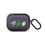 Little Leaves | AirPods Pro 2 / Earbuds Bounce Case / Matte Deep Purple | Image 1