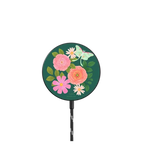 Luna Moth Garden |   / PowerThru Magnetic Wireless Charger MagSafe Compatible / Black | Image 1