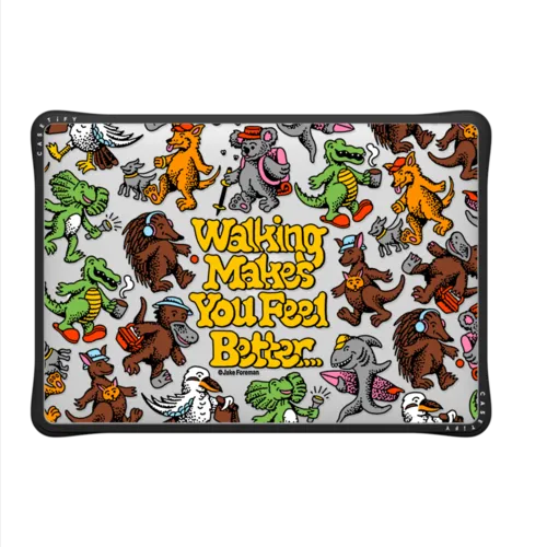 Walking by Jake Foreman | MacBook Air 13-inch (M1 / Intel) / MacBook Impact Case / Black | Image 2