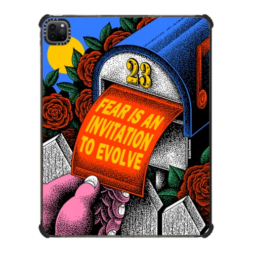 Fear by Jake Foreman | iPad Pro 12.9-inch (5th/6th gen) / iPad Impact Case / Black | Image 1