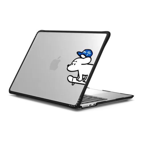Skater JOHN (STANDARD) | MacBook Air 13-inch (M2 - M5) / MacBook Impact Case / Black | Image 1