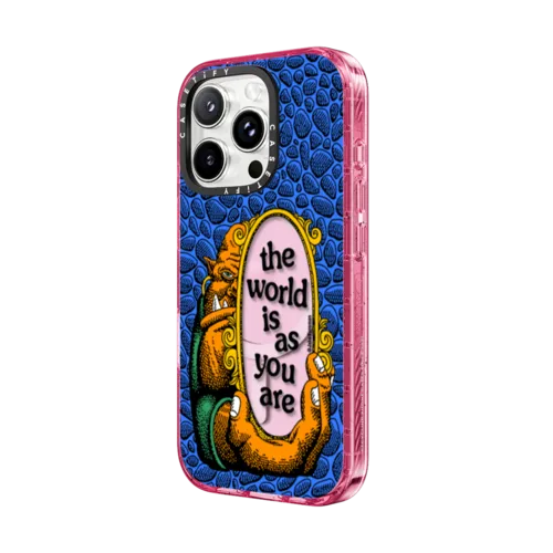 World by Jake Foreman | iPhone 16 Pro Max / Impact Case MagSafe Compatible / Pink Fizz | Image 2