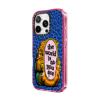 World by Jake Foreman | iPhone 16 Pro Max / Impact Case MagSafe Compatible / Pink Fizz | Image 2