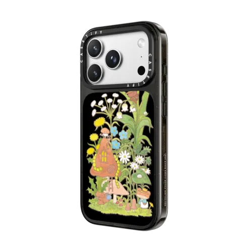 WELCOME MY MUSHROOM | iPhone 18 Pro Max / Impact Case MagSafe Compatible - Glossy / Glossy Black | Image 2