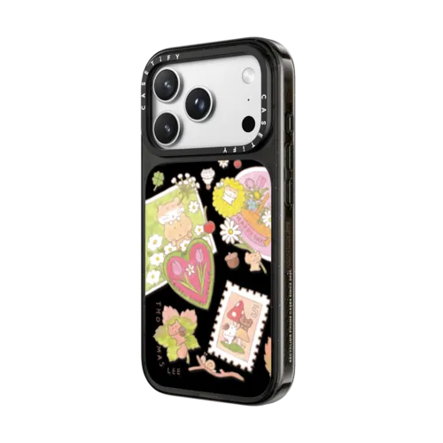 DAISY LOVES TULIP | iPhone 18 Pro Max / Impact Case MagSafe Compatible - Glossy / Glossy Black | Image 2