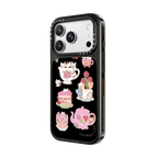 ROSE TEA TIME | iPhone 18 Pro Max / Impact Case MagSafe Compatible - Glossy / Glossy Black | Image 2