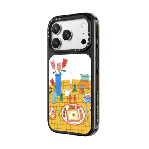 Breakfast | iPhone 18 Pro Max / Impact Case MagSafe Compatible - Glossy / Glossy Black | Image 2