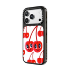 Cherry Love | iPhone 18 Pro / Impact Case MagSafe Compatible - Glossy / Glossy Black | Image 2