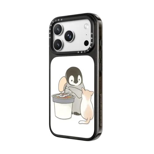 With a Cat | iPhone 18 Pro Max / Impact Case MagSafe Compatible - Glossy / Glossy Black | Image 2