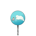 With a Beluga |   / PowerThru Magnetic Wireless Charger MagSafe Compatible / Black | Image 1