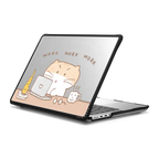 WORK WORK WORK HAMSTER | MacBook Pro 14-inch (M1 - M5) / MacBook Impact Case / Black | Image 1