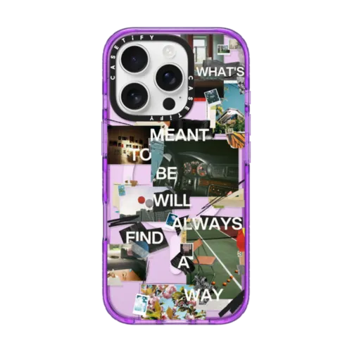 Meant To Be By Malavika Natesh | iPhone 16 Pro / Impact Case MagSafe Compatible / Purple | Image 1