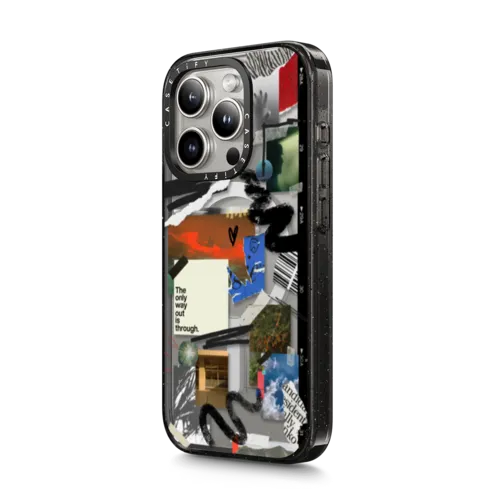 Through With It By Malavika Natesh | iPhone 15 Pro Max / Impact Case MagSafe Compatible / Black | Image 2