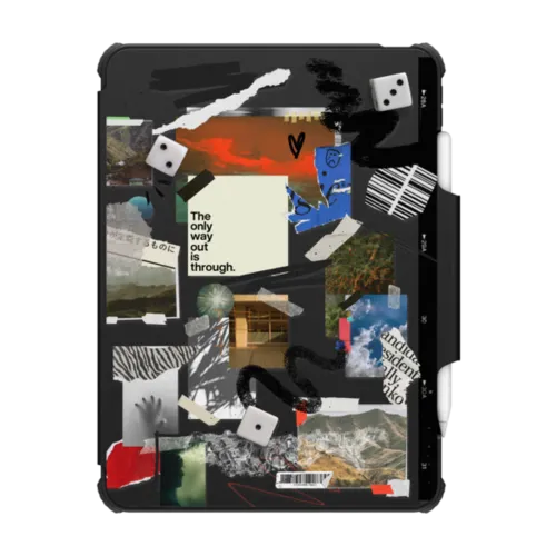 Through With It By Malavika Natesh | iPad Pro 12.9-inch (5th/6th gen) / iPad Impact Folio Case / Black | Image 1