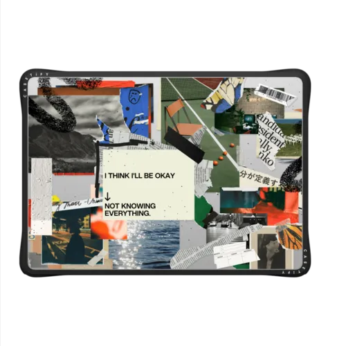 Overrated By Malavika Natesh | MacBook Air 13-inch (M2 - M5) / MacBook Impact Case / Black | Image 2