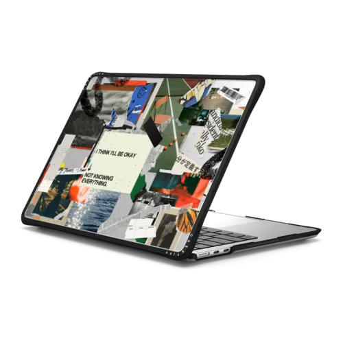 Overrated By Malavika Natesh | MacBook Air 13-inch (M2 - M5) / MacBook Impact Case / Black | Image 1