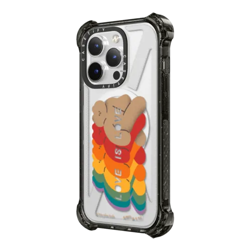 LOVE IS LOVE | iPhone 14 Pro Max / Bounce Case MagSafe Compatible / Black | Image 2