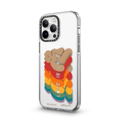LOVE IS LOVE | iPhone 14 Pro Max / Impact Clear Case MagSafe Compatible / Clear | Image 2