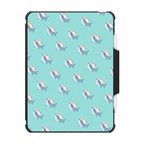 Medamayaki Leonarudo pattern | iPad Pro 12.9-inch (5th/6th gen) / iPad Impact Folio Case / Black | Image 1