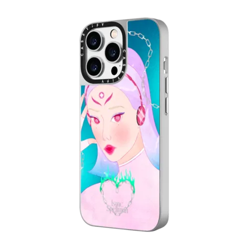 Heightened Sensitivity | iPhone 14 Pro / Mirror Case MagSafe Compatible / Silver on Silver | Image 2