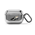 Vintage Leather Shoes | AirPods Pro 2 / Earbuds Mirror Case / Silver | Image 1