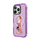 Lady On A Date | iPhone 16 Pro Max / Impact Case MagSafe Compatible / Purple | Image 2