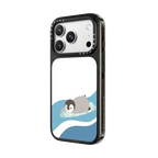 Surfing | iPhone 18 Pro Max / Impact Case MagSafe Compatible - Glossy / Glossy Black | Image 2