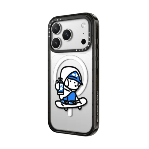 mini JOHN (Graffiti) | iPhone 17 Pro Max / Impact Case MagSafe Compatible / Black | Image 2