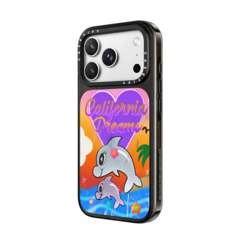 CALIFORNIA DREAMS | iPhone 18 Pro Max / Impact Case MagSafe Compatible - Glossy / Glossy Black | Image 2