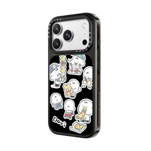 CUTE DAVIS | iPhone 18 Pro Max / Impact Case MagSafe Compatible - Glossy / Glossy Black | Image 2