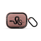 Black Kingsnake | AirPods Pro 2 / Earbuds Bounce Case / Matte Dusty Rose | Image 1