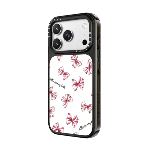 Bow- Little Sunny Bite | iPhone 18 Pro Max / Impact Case MagSafe Compatible - Glossy / Glossy Black | Image 2
