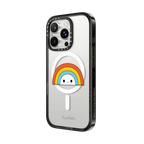 Little Rainbow | iPhone 16 Pro Max / Impact Case MagSafe Compatible / Black | Image 2