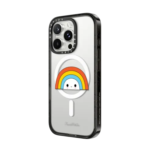 Little Rainbow | iPhone 16 Pro Max / Impact Case MagSafe Compatible / Black | Image 2