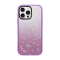 Transparent Confetti | iPhone 16 Pro Max / Impact Case MagSafe Compatible / Glitter Purple | Image 1