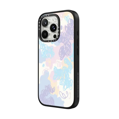 Summer Squiggles | iPhone 16 Pro Max / Impact Case MagSafe Compatible / Matte Black | Image 2