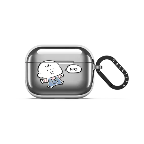 NO | AirPods Pro 3 / Earbuds Mirror Case / Silver | Image 1