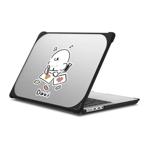 DRAWING | MacBook Pro 14-inch (M1 - M5) / MacBook Bounce Case / Black | Image 1