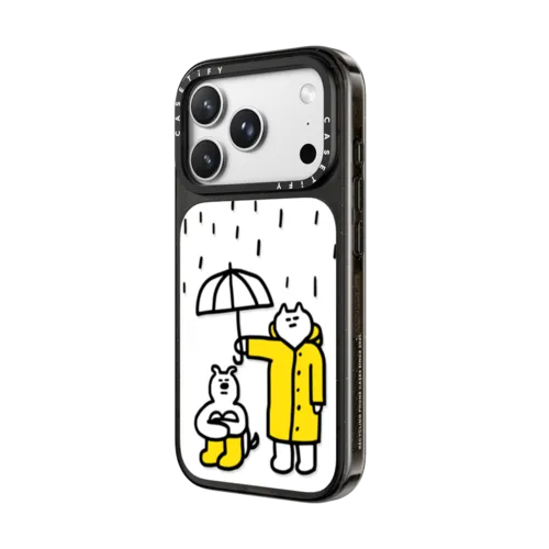 SOSO RAINY DAY | iPhone 18 Pro Max / Impact Case MagSafe Compatible - Glossy / Glossy Black | Image 2