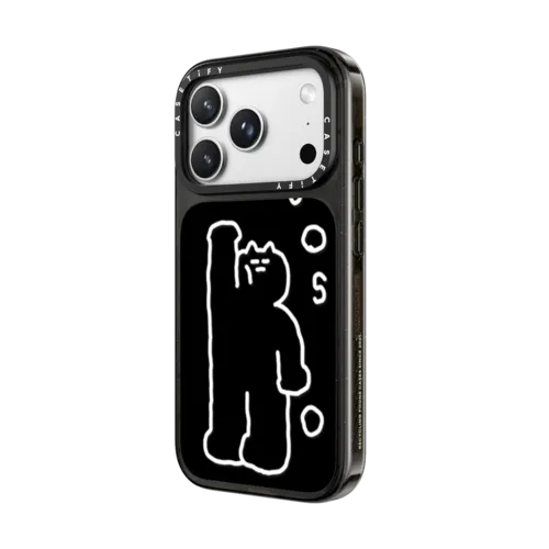 SLEEPING SOSO | iPhone 18 Pro Max / Impact Case MagSafe Compatible - Glossy / Glossy Black | Image 2