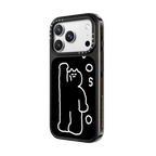 SLEEPING SOSO | iPhone 18 Pro Max / Impact Case MagSafe Compatible - Glossy / Glossy Black | Image 2