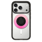 Pink Light Snappy Ring Holder | Snappy Ring Holder / Snappy Ring Holder MagSafe Compatible / Black | Image 1